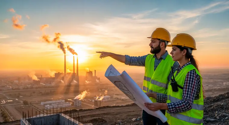 HVAC Industrial Background